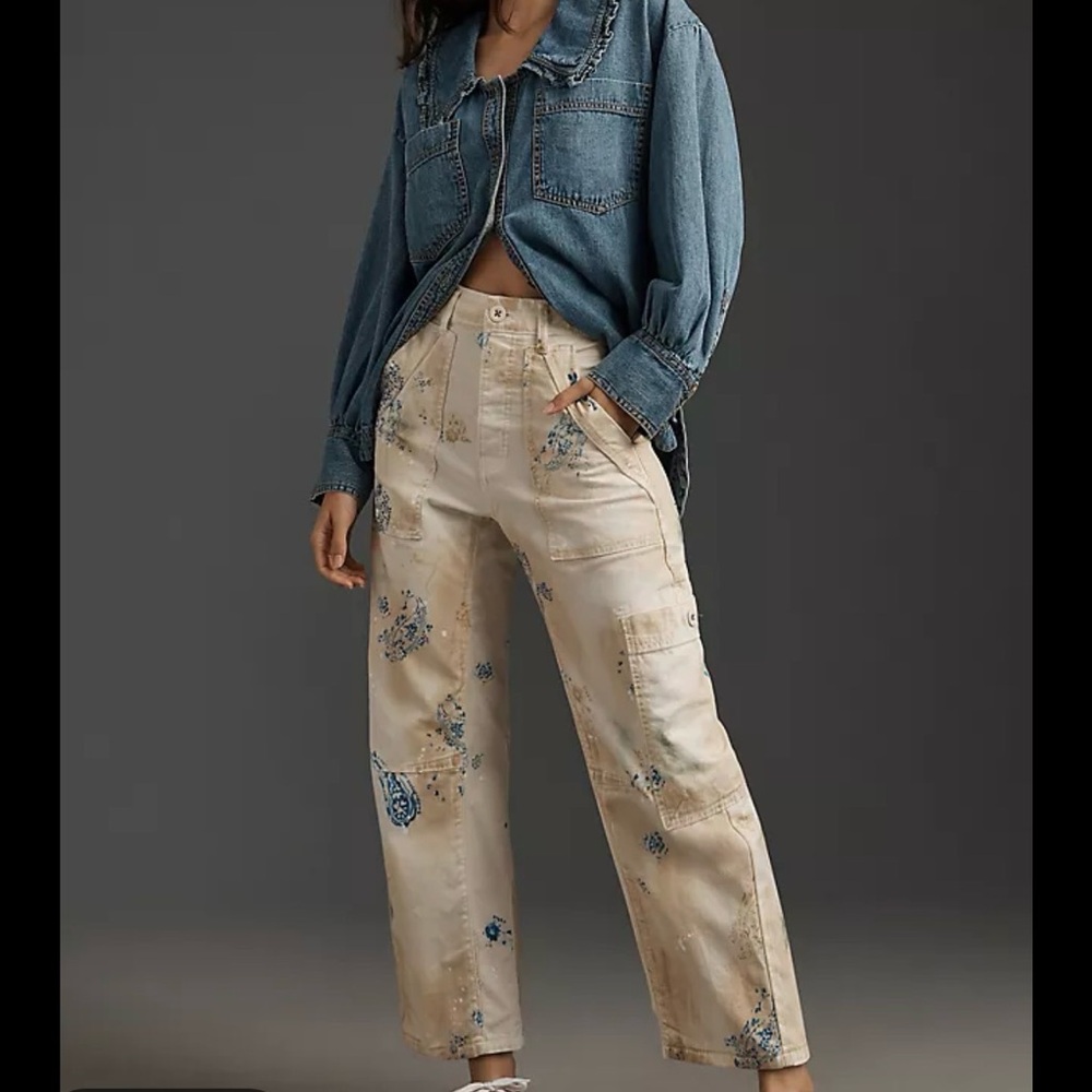 The Millie: Low Slung Barrrel Pilcro Pants